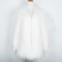 Fluffy long faux fur coat womens Winter fake fur streetwear pink coat female Fashion colored fur coa