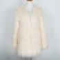 Fluffy long faux fur coat womens Winter fake fur streetwear pink coat female Fashion colored fur coa