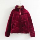 Winter Women Warm Soft Jacket Coat New Casual Loose Zipper Overcoat Lady Faux Velvet Outerwear Jacke