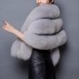 2017 Autumn Winter Coat Women Mex Elegant Soft Faux Fox Fur V-neck Fashion Lady Fur Waistcoat Cloak