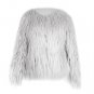 2017 Winter Womens Luxury Fur Coat Fluffy Jacket Long Sleeve Ladies Faux Fur Coat Plus Size Thick Wa