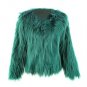 2017 Winter Womens Luxury Fur Coat Fluffy Jacket Long Sleeve Ladies Faux Fur Coat Plus Size Thick Wa