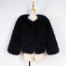 WOMAIL Vintage fluffy faux fur coat women Short furry fake fur winter outerwear pink coat 2017 autum