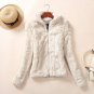 2017 Elegant faux fur coat women Fluffy warm long sleeve female outerwear Black chic autumn winter c