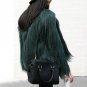 2017 New Women Fur Coat Fluffy Thick Warm Purple Long Sleeve Faux Fur Coats Hairy Overcoat Dark Gree