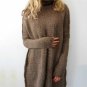 Autumn Winter Turtleneck Sweater Women Sleeve Jersey Warm Pullover Female Knitted Coat Fluffy Sweate