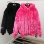 2018 Winter Pullover Coats Women All-match Letter Patch Loose Fluffy Warm Hooded Windbreaker Hoodies