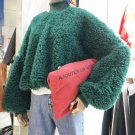 2017 New Korean Winter Lamb Wool Blends Hoodie Women Loose Fluffy Thickening Turtleneck Warm T Hoodi