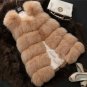 Plus Size Autumn Winter Fur Vest Luxury Chic Hairy Faux Fur Coat Women Thick Warm Sleeveless Jacket 