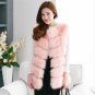 Plus Size Autumn Winter Fur Vest Luxury Chic Hairy Faux Fur Coat Women Thick Warm Sleeveless Jacket 
