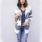 Long Sleeve Outwear Autumn Winter Cardigan Ladies Fashion Front Open Knitted Hooded Women Sweater Ca