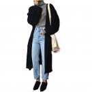 Stylish Women Knitted Knitwear Sweater Jumper Long Open Tops Cardigan Winter Spring Pockets Casual L