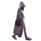 Women Ladies Fashion Casual Loose Hooded Pockets Long Sleeve Auntum Winter Front Open Outwear Coat J