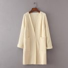 Sweaters Women Winter Coat Fashion Autumn Knitted Long Sleeve Jumper With Pockets Loose Long Cardiga