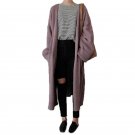 2017 Women Knitted Knitwear Sweater Jumper Long Open Tops Cardigan Winter Spring Pockets Casual Loos
