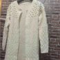 Bead Pearl Women Long Cardigan 2017 Autumn Winter Knitted Sweaters Coats Warm Outwear Cardigans Casu