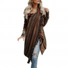 women winter jacket 2017 Knitted Sweater Irregular Tassel Cardigan Knitwear Coat Ladies outwear plus