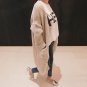 2017 Fashion Long Sleeve Sweater Autumn Winter Long Sleeve Thick Loose Knit Long Cardigan Women Swea