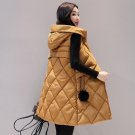 2017 Fashion Autumn Winter Vest Slim Hooded Warm Women Jacket Long Cardigan Casual Coat Plus Size Fe