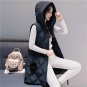 2017 Fashion Autumn Winter Vest Slim Hooded Warm Women Jacket Long Cardigan Casual Coat Plus Size Fe