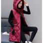2017 Fashion Autumn Winter Vest Slim Hooded Warm Women Jacket Long Cardigan Casual Coat Plus Size Fe