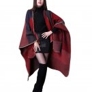Female New Chaos Theory Multi Colour Plaid Sweater Cardigan Coat Women\'s Checked Knitted Winter Tar