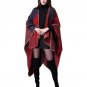 Female New Chaos Theory Multi Colour Plaid Sweater Cardigan Coat Women\'s Checked Knitted Winter Tar