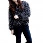 Coat Jacket Velvet Faux Fur Outwear Cardigan 2017 Solid warm wool blends