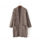 Women Sweater Beaded Cardigan Warm Thick Knitting Coat Jacket Office Ladies Elegant Autumn Winter Ou