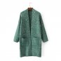 Women Sweater Beaded Cardigan Warm Thick Knitting Coat Jacket Office Ladies Elegant Autumn Winter Ou