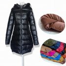 Plus Size L-4XL Winter Jacket Women 2017 New Slim PU Leather Cotton Jacket Coat Hooded Parkas Solid 