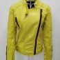 Women faux leather jacket long sleeve PU brand coat red big size XS size XL motorcycle biker jaqueta