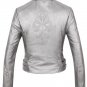 Fashion Spring Autumn Women Soft Faux Washed Leather Jacket Long Sleeve Zipper Red Pink Motorcycle