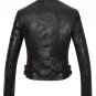 Fashion Spring Autumn Women Soft Faux Washed Leather Jacket Long Sleeve Zipper Red Pink Motorcycle