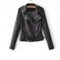 New 2017 Autumn Camouflage Leather Jacket Women Causal Long Sleeve Slim Turn-down Collar Motorcycle 
