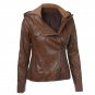 NIBESSER 2017 Winter PU Leather Side Zipper Jackets Women Long Sleeve Patchwork Coats Windbreaker Ho