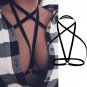 High Quality Alluring Women Harness Bra Elastic Strappy Hollow Out Bra Bustier