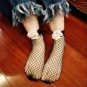 Casual Fishnet Socks 2017 Women Sexy Lace Thin Net Plain Top-Ankle Peony Short Flowers Nylon Socking