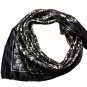 Square Scarf For Women Fashion Big Size 90x90cm Imitated Silk Printed High Quality Shawl Winter Scar