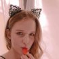 Funny Cat Ears Headband for Girls Women Lady hairband Water Soluble Lace Band Hair Accessories whole