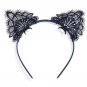 Funny Cat Ears Headband for Girls Women Lady hairband Water Soluble Lace Band Hair Accessories whole