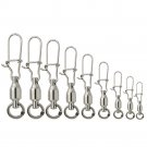 20PC Stainless Steel Fishing Tools Bearing Ring To Enhance The Needle Ring Connector Speed Ring #0~#