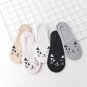 5Pairs/Bag Good Quality Cute Colorful Cartoon Animals Cat Face Low Invisible Women Sock Slippers Gir