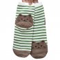 Cartoon Women Socks Cat Footprints 3D Animals Style Striped Warm Cotton Socks Lady Floor meias Socks