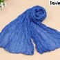 Echarpe 170*45cm Cachecol Feminino 2015 Brand Fashion Casual Foulard All-match Solid Soft Cotton Lon