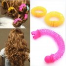 8pcs Girls Curler Hair Curlers Elastic Ring Bendy Curler Spiral Curls DIY Tool Girl Women Accessorie