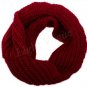 Women Fashion Winter Warm Infinity Circle Cable Knit Cowl Neck Long Scarf Shawl