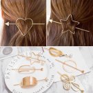 2017 New  Girls Fashion Hair Claws Hair Accessories for Women Simple Hair Grip Arched Hair Clips Gir