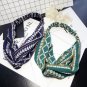 Bohemian Style Elastic Headbands Boho Cross Floral Turban Girls Flower Hairbands Striped Headwrap Ha