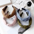 New summer hair headdress cloth broadside pressure Bow Headband knot head hoop